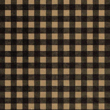 Gift wrapping paper black checkered on strong brown paper.
 